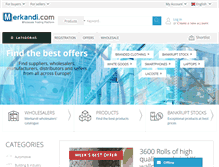 Tablet Screenshot of merkandi.com